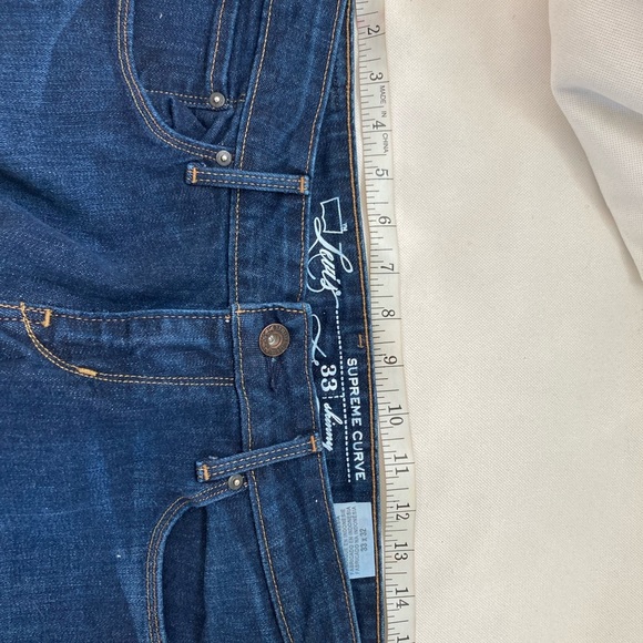 Levi’s Supreme Curve Skinny Jeans; Size 33x32; These are LOW-RISE! - Picture 15 of 15